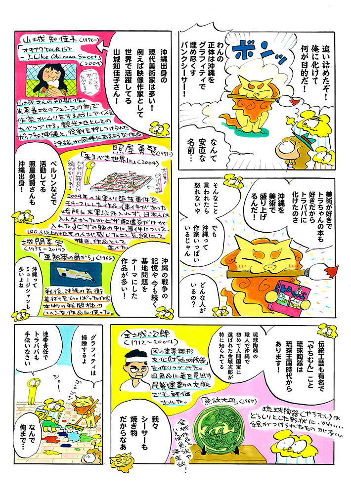 トラちゃん、沖縄へ / 美術のトラちゃん | CINRA