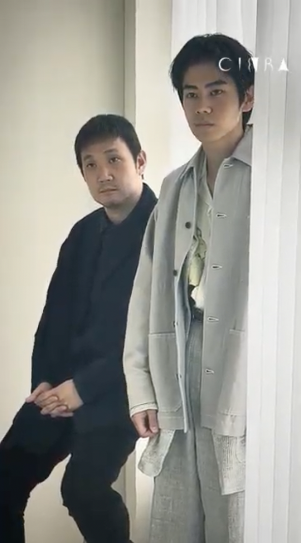 映画『急に具合が悪くなる』濱口竜介監督×黒崎煌代　取材風景