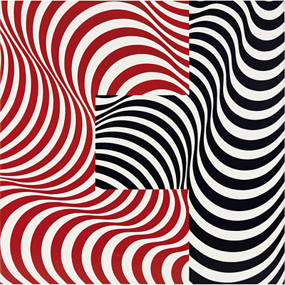 フランコ・グリニャーニ『波の接合 33』1965年 油彩・カンヴァス