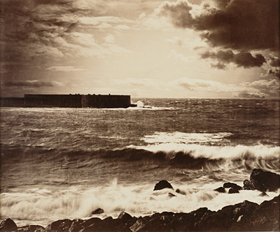 ギュスターヴ・ル・グレイ『海景』（1856～1859年）東京都写真美術館蔵