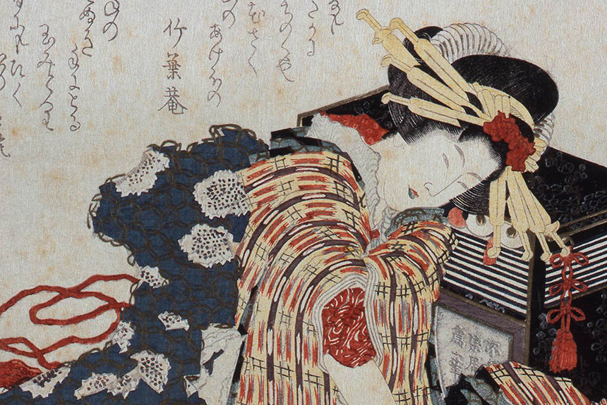 葛飾北斎の浮世絵にみる、江戸の美人とファッション事情