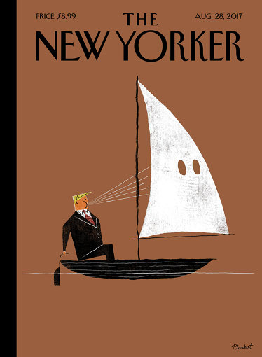 『ニューヨーカー』誌の表紙を飾ったトランプの風刺画 The New Yorker, credit David Plunkert