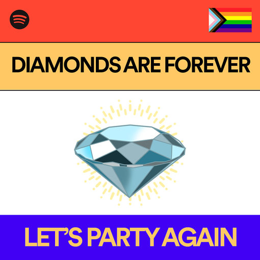 『DIAMONDS ARE FOREVER』による「Let's Party Again」プレイリストカバービジュアル
