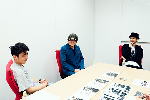 左から：川橋勇紀、shichigoro-shingo、上田剛士