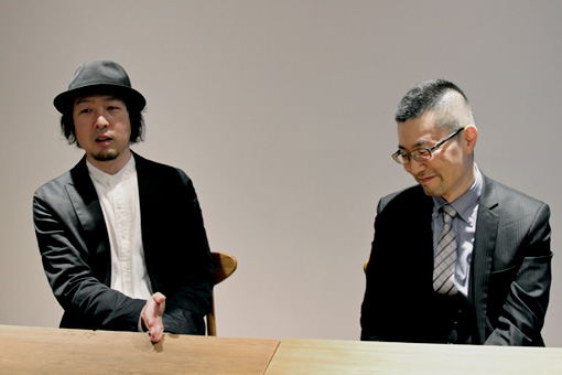 左から：手島将彦、本田秀夫