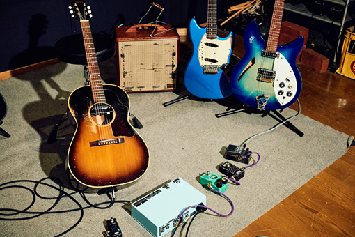 Reiのギターとアンプ、エフェクター類