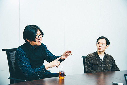 左から：冨田恵一、高城晶平