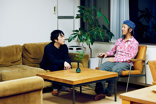 左から：辻川幸一郎、竹内スグル