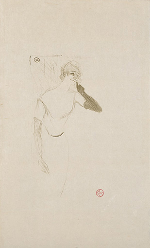 アンリ・ド・トゥールーズ＝ロートレック『「ピエロにはコロンビーヌ」のイヴェット・ギルベール』（1894年）三菱一号館美術館蔵