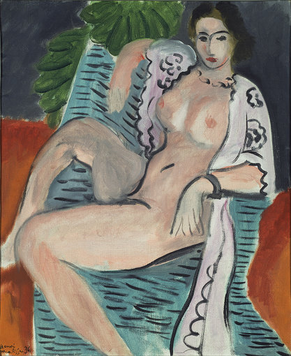アンリ・マティス『布をまとう裸婦』1936年 油彩 / カンヴァス Tate: Purchased 1959 image © Tate, London 2017