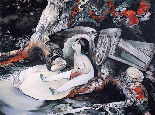 近藤聡乃『KiyaKiya_painting02』キャンバスに油彩　76×102cm 2011