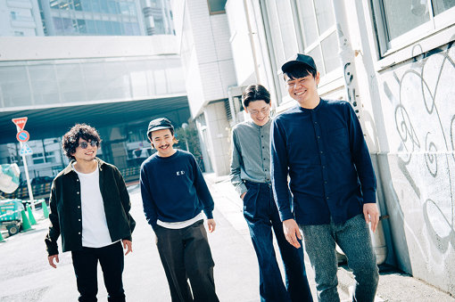 左から：Jun Uchino、Kan Sano、Ippei Sawamura、Yusuke