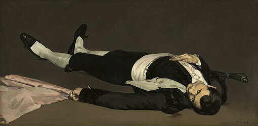 エドゥアール・マネ『死せる闘牛士』1864年（Wikipedia Commonsより）