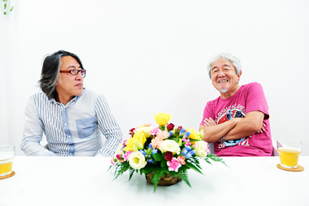 左から：田中宏和、鈴木慶一