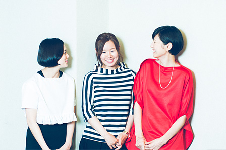 左から：臼田あさ美、岨手由貴子、菊池亜希子