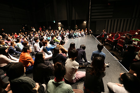 2015年1月に行なわれた『SOMA』プロジェクト、日本人出演者募集オーディションの様子