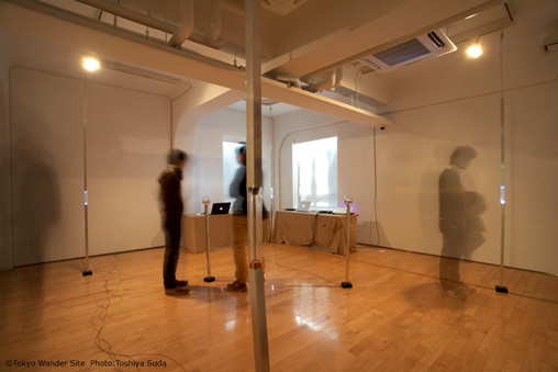 『EXPERIMENTAL SOUND, ART & PERFORMANCE FESTIVAL - 2009 -』+LUS（小野寺唯、小柳淳嗣、濱崎幸友、神谷泰史）展示風景