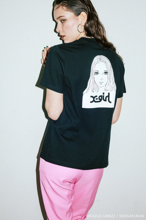 X-girl×楳図かずおがコラボ、描き下ろしグラフィックTシャツ6月発売