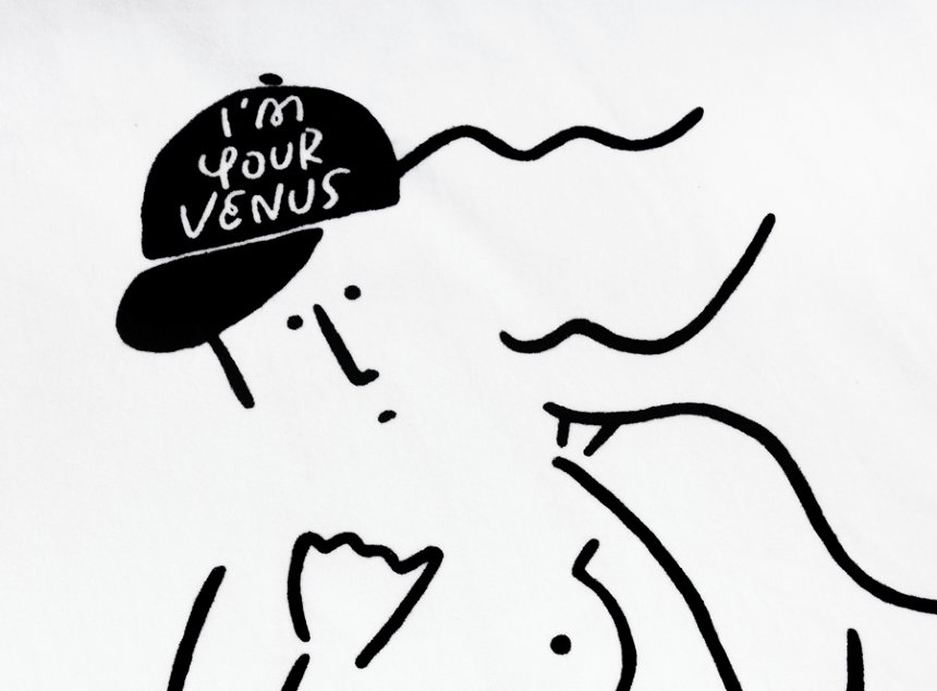 長場雄の香港初個展『I'M YOUR VENUS』にキャンバス＆立体作品 本人