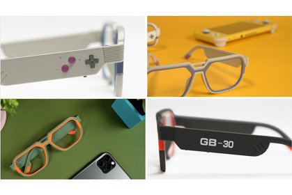 メガネに十字キー？ イヤホン不要のBluetoothオーディオ眼鏡が登場
