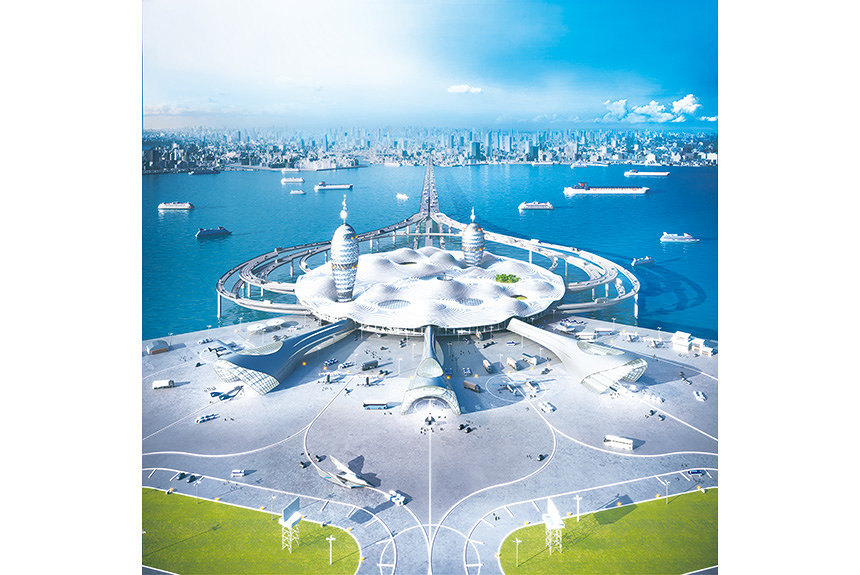 日本と宇宙をつなぐ『スペースポートシティ構想図』