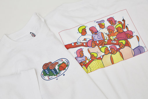 北九州の体験を元にZEN-LA-ROCKとNONCHELEEEが制作したTシャツ。入手方法は「ふるさとチョイス」にて